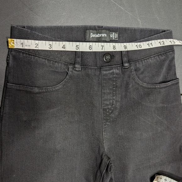Betabrand Black 4 Pocket Skinny Leg Yoga Denim Jeans XS Short Petite NWOT - Picture 6 of 9